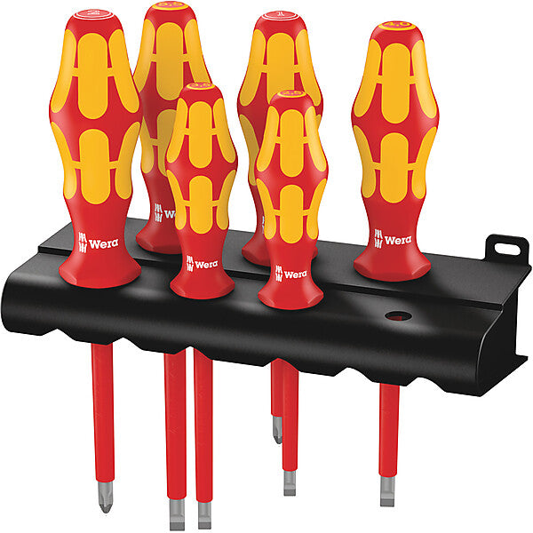 Wera VDE-Schraubendreher Satz 6-tlg mit Rack 006145